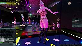 Yessicahotwife dancing at the night club