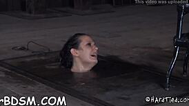 Clamping Beauty's Knockers for Intense Hardcore Domination