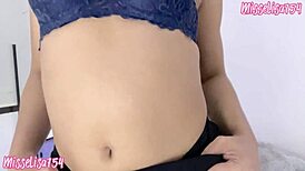 slippery body massage for hot muslim niqab mom with anal plug