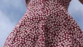 The hot teen chick with a beautiful butt gets fucked hard in POV.