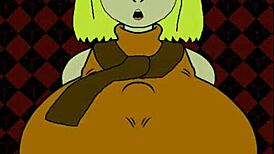 ashley graham's futanari tit fucking her own giant cock? bisexual hentai fun!