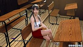 Lust Academy 4 Brings Curvy Mature Babe in Sexy Anime Outfit