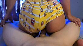 latin girl gets cum in her tight pussy during homemade cowgirl ride