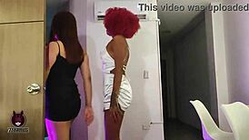 TV Presenters Celeste Alba and Andi Cortes in Threesome