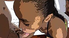 Anazinha do Mal in Intense Anal Action with Cartoon Effect! 😈