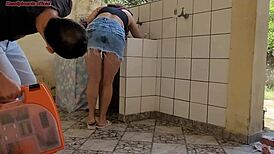 Hotwife Casada Rides Big Cock to Pay Plumber While Husband Works