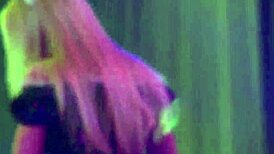 hot stepmom strips seductively on stage for all to see