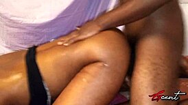 hard sex with friend, clothes ripped, juicy pussy dripping on monster cock.