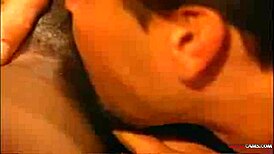 Mocha and Chocolade blowjob threesome in office.