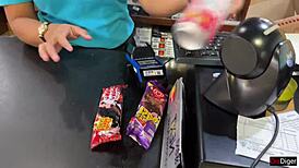 ill buy a girl anything if she walks supermarket with cum on face - cumwalk