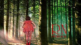 Giant Secretary Towers Over Surprised Manager at Work