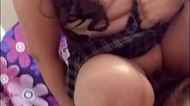 finally fucked stepdaughter's tight ass