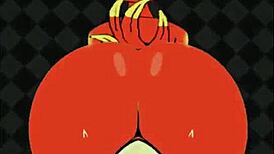 ashley graham's futanari tit fucking her own giant cock? bisexual hentai fun!