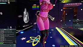 Yessicahotwife dancing at the night club