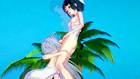 Miku Kohinata And Laura Bodewig Intense Lesbian Play In Symphogear Infinite Stratos Hentai