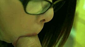 European Woman Dares Nasty Oral Sex In Shop