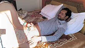 mast chudai lund chusai! skinny bride goes wild in homemade wedding photoshoot with usa vibes!