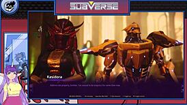 Anime Girl Shows Big Tits in Game