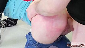 Brunette Teen 18+ With Small 18+ Tits Masturbates To Painal Cum Cat