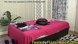 Wow, He Ate The Sister's Busty Friend After Spying In The Bath!