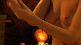 The gentle touch of my loving wife.