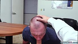 Cute boy gets blowjob from gay guys.