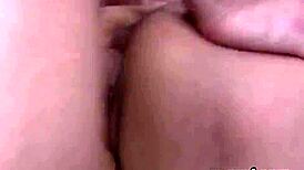 Broke boyfriend lets friend fuck his ex-girlfriend for cash in threesome.