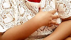 Bengali Sexy Girl Strips Down and Teases Hard on Webcam for Wild Show.