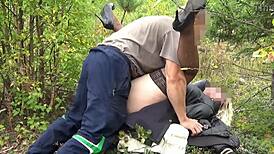 yo, business lady gets down with a hooligan in this steamy close-up action, ya know?