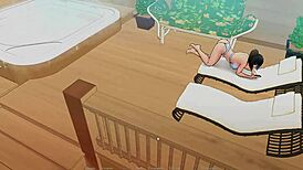 Confined with goddesses, do you want to titty fuck this slut?