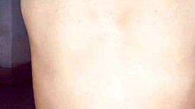 Unlocking chastity cage for massive cum after long wait