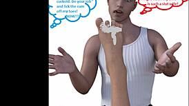 must watch 3d cuckold foot fetish comic!