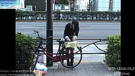 Look at these artificial nails fingering that tight asian pussy.