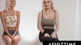 Cute Lesbian Besties Kenna James & Kenzie Taylor Eat Pussy, OMG!