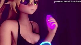 Amazing 3D magic fantasy animation upscaled