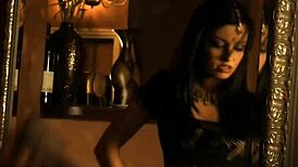 Cougar Babe Undresses In Exotic Indian Striptease