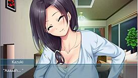 Oppaicafe: Step Mother and Step Sister in Wet T-Shirt with Huge Tits