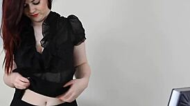 Know how this hot redhead gets your sperm donation?