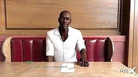 Blonde posing nude in acting lessons episode 28