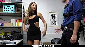 Mall Guards Strip Search Turns Into Deep Cavity Fuck