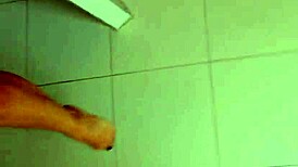 i help my stepbrother bathe when parents are gone and he cums in my mouth, big natural tits bouncing