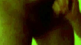 Asian milf sucks boyfriend's cock, gets creampie blowjob, and cumshot while husband films the amateur action.