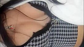 College girl begs to improve her grades part 2