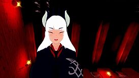 lucifer ceo and modeus demon in helltaker pov hentai