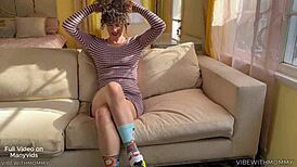 Smashing casting couch session with broken dreams in wild doggystyle