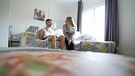 omg me squirté mientras el repartidor de pizza me reventaba el culo, ¡pagué sin plata! 🍕