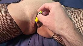 Wife Moans Using Toy in Pussy