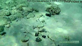 Public Exhibitionist German Teen Veronikavonk Flashes Big Boobs On Sea