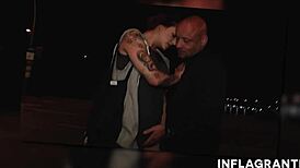 Bold Public German MILF Action In Berlin At Night