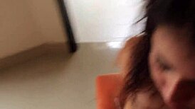 i help my stepbrother bathe when parents are gone and he cums in my mouth, big natural tits bouncing